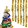 thumbnail image 1 of Guirnalda de oropel de Navidad de 10 piezas, guirnalda de oropel de árbol de Navidad, oropel de Navidad brillante, decoración de oropel de árbol de Navidad, oropel, guirnalda de árbol de Navidad Adepaton MZQ-1109-2, 1 of 7