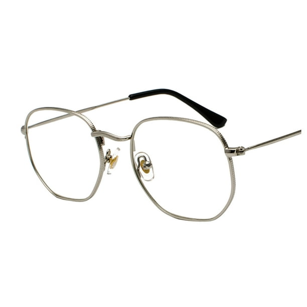 Sonducket Gafas de sol polarizadas con montura ligera para hombres y mujeres, materiales de moda con protección Lentes marco plateado C7