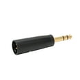thumbnail image 6 of Rewera 6.35mm Stereo Male to XLR Male Adapter for Guitar Audio Cable Mic Interface Black Gold Plated, 6 of 8