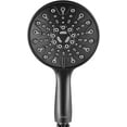 Couradric Handheld Shower Head, 6" Chrome Face 6 Spray Setting Shower