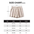 thumbnail image 6 of Men's Cotton Casual Shorts with Pockets Soft Elastic Wasit Shorts, 5" Inseam, Light Khaki, 6 of 6