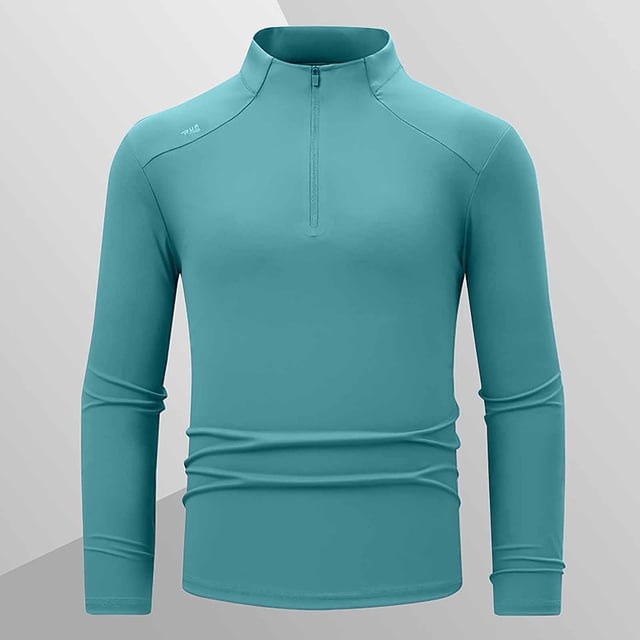 pstuiky manga larga de hombre, Blusa informal y moderna de manga larga con cremallera para hombre tops de invierno para hombre xxxl