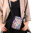 thumbnail image 4 of HELLHERO Cats Pattern 4.33"x1.97"x7.09" Shoulder Bag, Adult with Vintage, 4 of 7