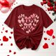 thumbnail image 5 of Blusas de Manga Corta para las Mujeres Divertida Impresión Cuello Redondo Camiseta Vintage, Blusas de Primavera para las Mujeres, 5 of 9