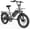 Gray, variant on A03 Electric Bike for Adults with 1200W Peak Motor,28MPH Top Speed 70Miles Max Range,7 Speed Gear,48V 13 Removable Battery,Folding Ebike with 20'' x3''Fat Tire，Full Suspension UL Certificated Bicycle