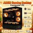 thumbnail image 4 of Evounic Gaming PC Desktop Computer,Ryzen 7 5800X up to 4.7GHz, GeForce RTX 4060 8GB GDDR6, 16GB RAM, 1TB NVMe SSD, WiFi 6 & BT 5.4, Liquid Cooled, 650W PSU, Win11, 4 of 8