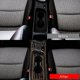 thumbnail image 4 of Juego de pegatinas decorativas TANGJMXG Para portavasos de agua de consola central de coche Para Yaris Rhd 2022 negro brillante, 4 of 5