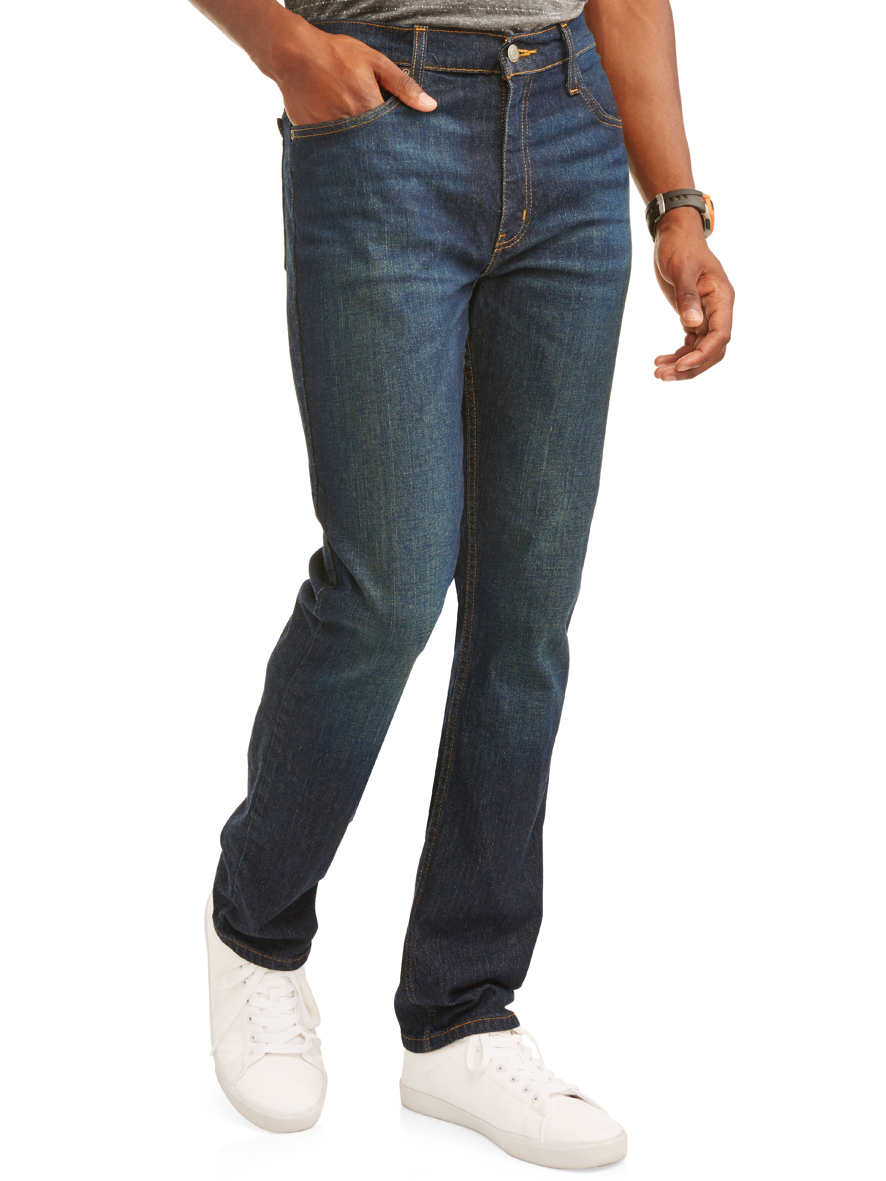 George Men's Straight Fit Jeans - image 2 of 5