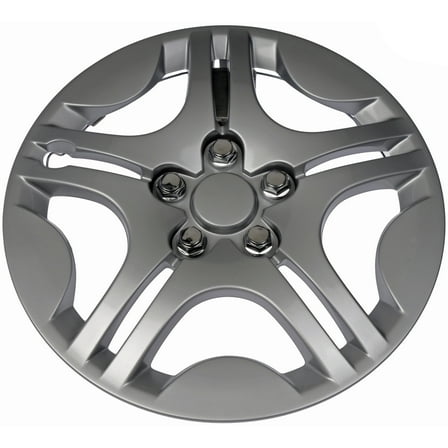 Dorman 910-104 Wheel Cover for Specific Chevrolet Models, Chrome and Gray Fits select: 2004-2008 CHEVROLET MALIBU