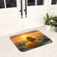thumbnail image 5 of Non Slip Door Mat, Cartoon Swimming Yellow Duck Fast Drying Bath Tub Mats, Absorbent Bathroom Rugs Entrance Welcome Mat, Bath MatS for Tub, Floor, Home, Kitchen, Hotel,16x24in, 5 of 7