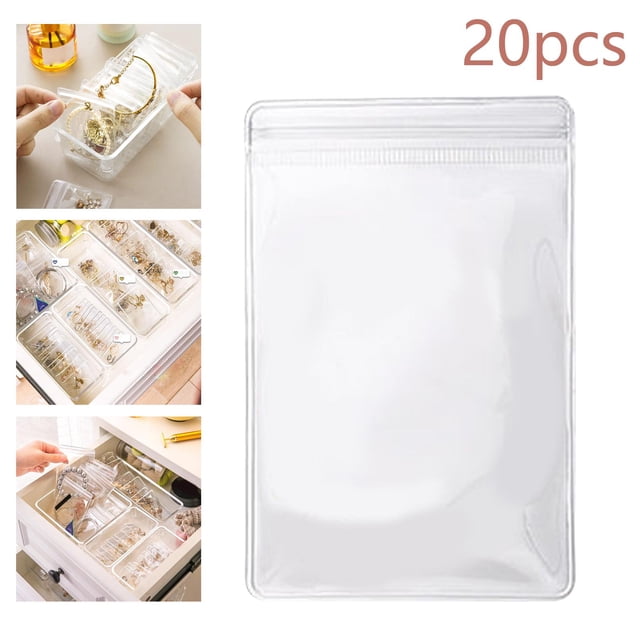 Caja de almacenamiento de joyería perfecl 20 Bolsas S antideslustre a prueba de polvo