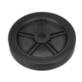 thumbnail image 4 of Uxcell Air Compressor Wheel Universal Air Compressors Wheel Replacement Parts for Easy Mobility Black 6.5 Inch, 4 of 6