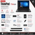 thumbnail image 5 of Laptop Lenovo ThinkPad T14 Gen 1 Intel Core i7 10th Gen 16GB 256GB Negro Reacondicionado, 5 of 5
