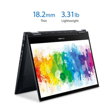 ASUS 14" Ryzen 5 2-in-1 8GB/256GB Laptop; 14” FHD Touch, AMD Ryzen 5 5500U, AMD Radeon Graphics, 8GB RAM, 256GB SSD, Windows 10 Home, Bespoke Black, TM420UA-WS51T