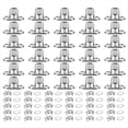 thumbnail image 1 of Juego de 30 Piezas de Sujetadores de Bloqueo Giratorio de , Ojal de Botón Giratorio, Tornillos de Montaje para Sujetador Marino de Lona, 1 of 6