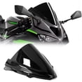 thumbnail image 3 of Motorcycle Windscreen Windshield Wind Deflector Flyscreen Smoke Gray, 3 of 5