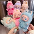 thumbnail image 4 of L..A&B.U-B.U 3.0 Plush Keychain Doll - Cute Stuffed Animal Charm for Backpacks, Purses & Keys, Soft Mini Pendant Gift (Stress Relief Toy), 4 of 14