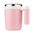 thumbnail image 1 of Taza autoagitadora con tapa Agitación magnética automática Taza de café eléctrica Tomshoo  Rosa, 1 of 7