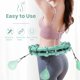thumbnail image 4 of 1pc Smart Fitness Hoop, Fitness Weight Loss Gear, With Detachable Knots & Adjustable Weight, 4 of 5