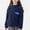 Navy, variant on ATOGUTA Girls Long Sleeve Tops Size 5T-15 Boys Fleece Crew Neck School Sports Tees Cute Casual Pullovers Tops Navy