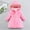 Pink, variant on Liyamei Toddler Boys Girls Winter Coat Hooded Jacket Wear Thicken Windproof Zipper Warm Outwear Girls Winter Coat Size 3-4 Years