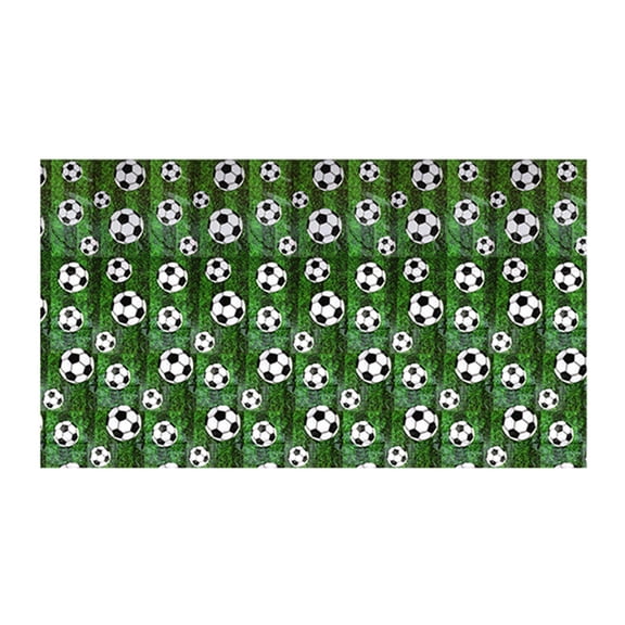 Birthday Party Football Tablecloth Cover For Themed Materials