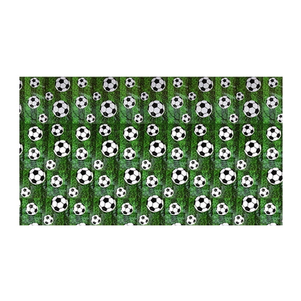 Mantel con temática de fútbol americano para fiestas de cumpleaños. Estampado exquisito, impermeable y fácil de limpiar, ideal para la decoración de eventos con temática futbolística
