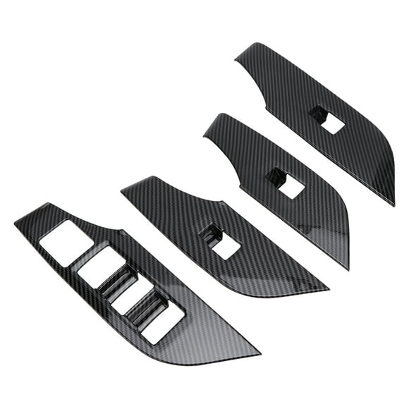 Window Switch Panel Decor,4pcs Window Switch Panel Window Switch Panel Trim Car Interior Styling Revolutionary Design