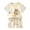 Beige, variant on KPOPLK Boys' Clothing Sets for Summer Adventures, a Traditional Plaid Print Short Sleeve Tops and Shorts Casual Tracksuits 3t clothes boy(18-24 Months,Beige)