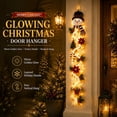 thumbnail image 5 of Glowing Christmas Door Hanger with Lighted, Dimensional Details & Space-Saving Vertical Décor for Window Wall and Mantel, 5 of 6