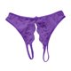 thumbnail image 1 of Gibobby Calzoncillos hipster Calzoncillos encaje floral sexy para mujer con lindo（Morado，Talla única), 1 of 3