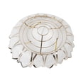 thumbnail image 4 of 23.5" Modern Luxury Crystal Chandelier Flush Mount 7 Heads Lotus Ceiling Lamps, 4 of 12