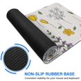 thumbnail image 6 of Elegant Mini Floral Flower Mouse Pad - Non-Slip Rubber Base, Smooth Surface, Exceptional Tracking, Ideal for Gaming, Office & Home Use, Large 31.5x11.8 Inch - Improve Your Workspace Style & Efficiency, 6 of 7