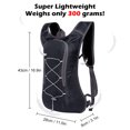 thumbnail image 6 of Breathable Ultralight Bicycle Backpack Outdoor Sport Cycling Camping Hiking Running Hydration Pack Bag with with 2L Water Bladder, 6 of 7