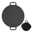 thumbnail image 2 of Sartén para Parrilla Reutilizable Conveniente Redonda para Barbacoa con Bolsa de Almacenamiento Duradero de Silicato de Hierro Revestimiento de Piedra Mineral ANGGREK Otros, 2 of 8