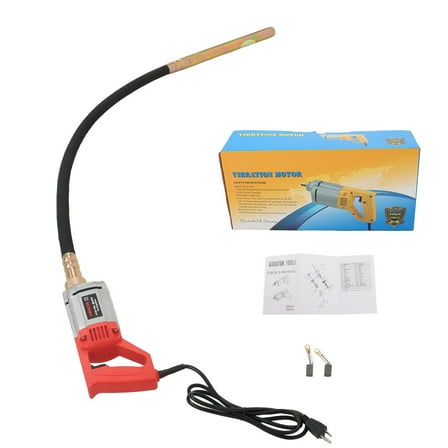 Handdo Concrete Vibrator Concrete Vibrabrater 1300W with 6.6 FT Copper Shaft 110V