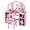 Pink, variant on INFANS Kids Vanity, Princess Makeup Desk and Chair Set with Lights Mirror Drawer Storage Shelves, Wooden Dressing Table, Pretend Play Vanity Set for Toddler Girls