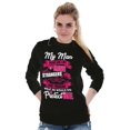 thumbnail image 4 of Brave Boyfriend Risk Life Couple Love Women Plus Size Long Sleeve Graphic Tee Brisco Brands 2X, 4 of 5