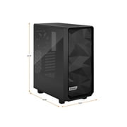 Fractal Design FD-C-MES2C-03 Meshify 2 Compact Black Light Tempered Glass Tint ATX Mid Tower Computer Case (Black)