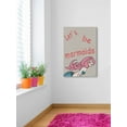 thumbnail image 5 of Marmont Hill Let's Be Pink Mermaids Canvas Wall Art, 5 of 7