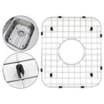 thumbnail image 2 of Lijie Sink Protector Grid 304 Stainless Steel Anti-slip Universal Protective Sink Grid 300x350mm, 2 of 6