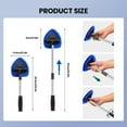 thumbnail image 4 of Car Windshield Cleaning Tool Set, Interior Exterior Auto Glass Cleaner Kit with Extendable Handle and 4 Reusable Microfiber Pads for Cars Trucks and Home, 4 of 8