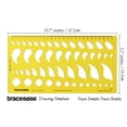 thumbnail image 2 of Traceease Multiple Shapes Gemstone Guide Drafting Tools Jewellery Designing Stencils Jewelry Templates, 2 of 5
