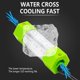 thumbnail image 3 of 70W DC 12V IP68 Aluminio Impermeable de Alta Potencia Brillante Atrayentes de Pez para Barco Señuelo Verde Luces de Pesca Sumergibles LED Submarinas para Snook Crappie Nocturno con Clips de Batería, 3 of 7