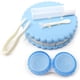 thumbnail image 1 of Caja de lentes de contacto en forma de galleta caja de lentes de contacto de viaje con espejo (azul) Feliz Sencillez, 1 of 5