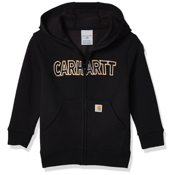 Boys black carhartt jacket sale