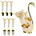 thumbnail image 1 of Juego de Tenedores y Cucharas de metal Matsuzay con Soporte de almacenamiento, 1 of 6