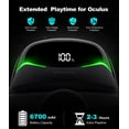 thumbnail image 5 of Beboncool Magnetic Head Strap for Meta Quest 2/3/3S with 2*10000mAh Larger Battery, 5 of 10