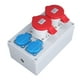 thumbnail image 4 of Caja Distribuidora De Energía Para Enchufe De Pared CEE, Tomacorrientes Duales De 250V 16A EU Y 2 Enchufes Industriales De 32A 5P, Resistente Al Agua IP44, 4 of 7