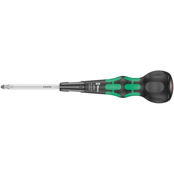 Wera 05007906001 Kraftform Ball-Grip Phillips Screwdriver - Workshop Blade